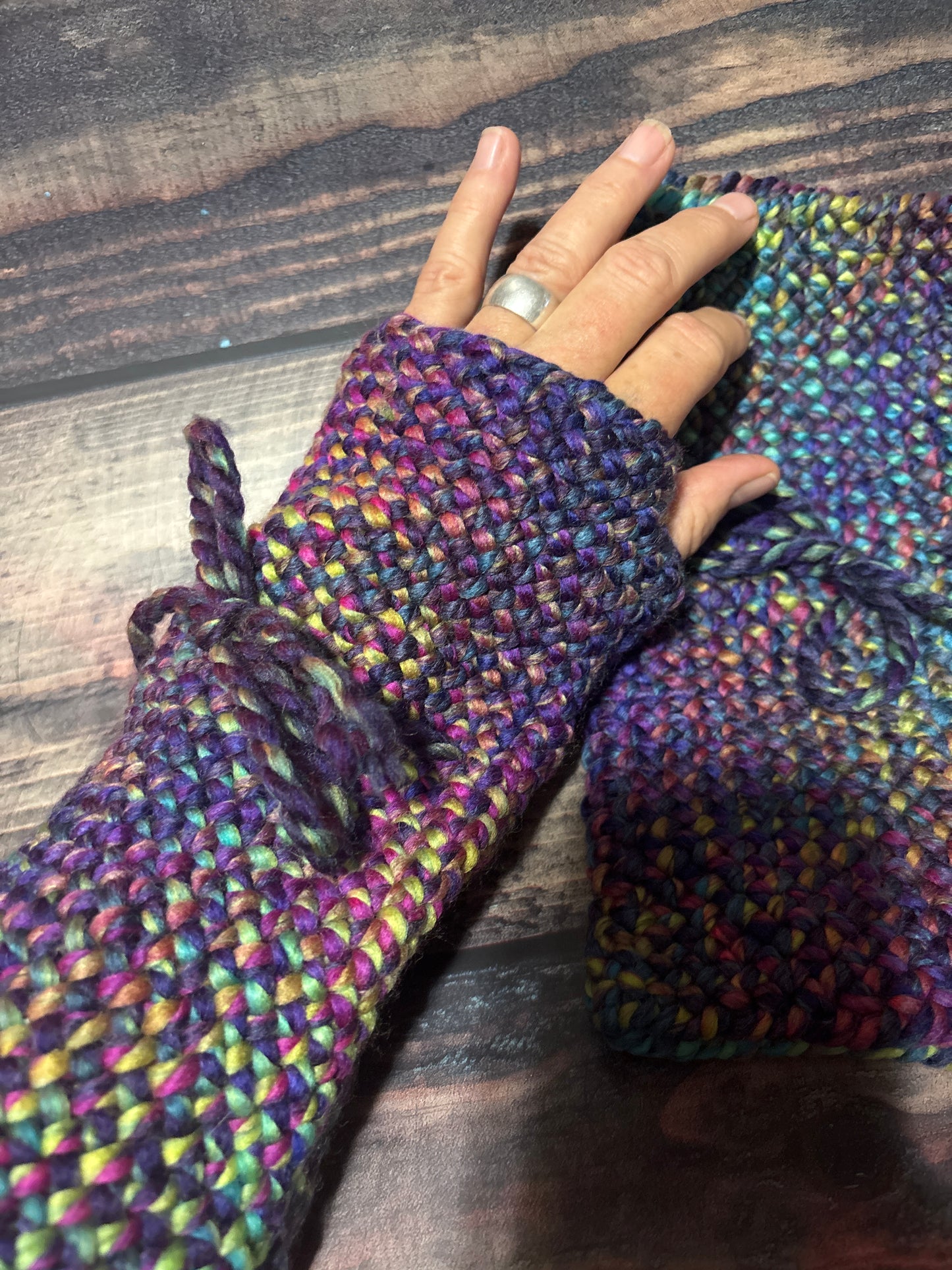 Arm warmers fingerless gloves
