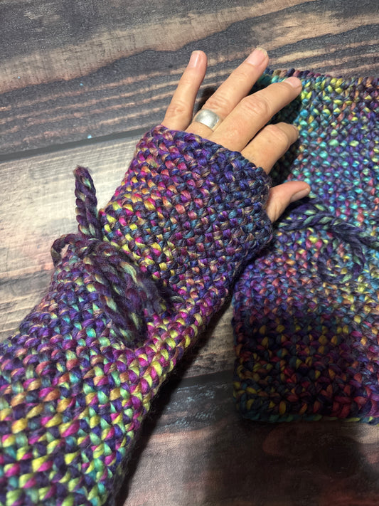 Arm warmers fingerless gloves